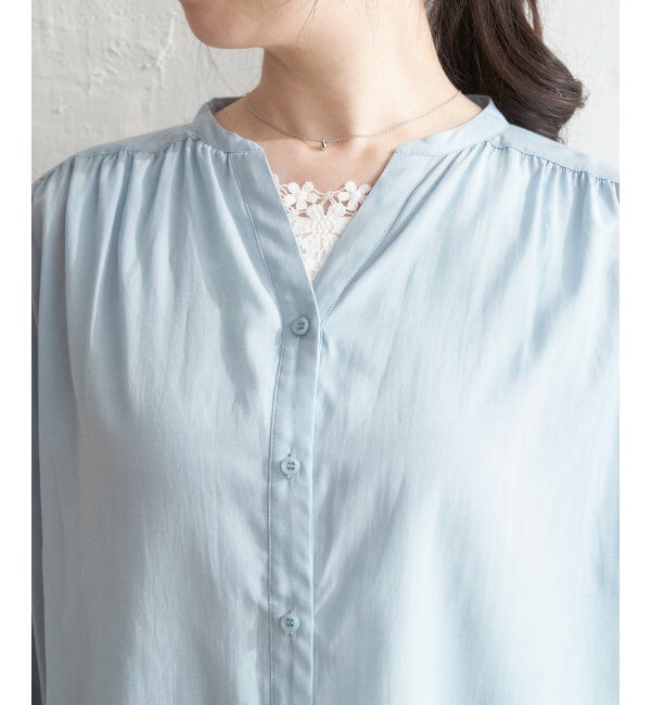 ikka「バックリボンシアブラウス」|シャツ・ブラウス|