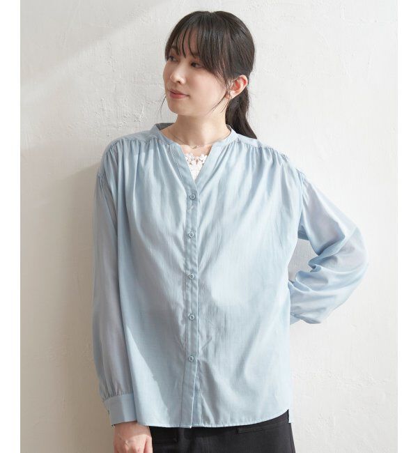 ikka「バックリボンシアブラウス」|シャツ・ブラウス|