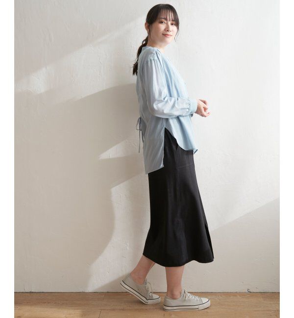 ikka「バックリボンシアブラウス」|シャツ・ブラウス|