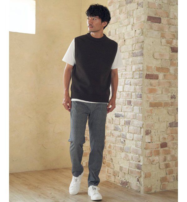 ikka「GOKU楽 EASY STRETCH イージーストレッチ チェック5Pパンツ」|その他|