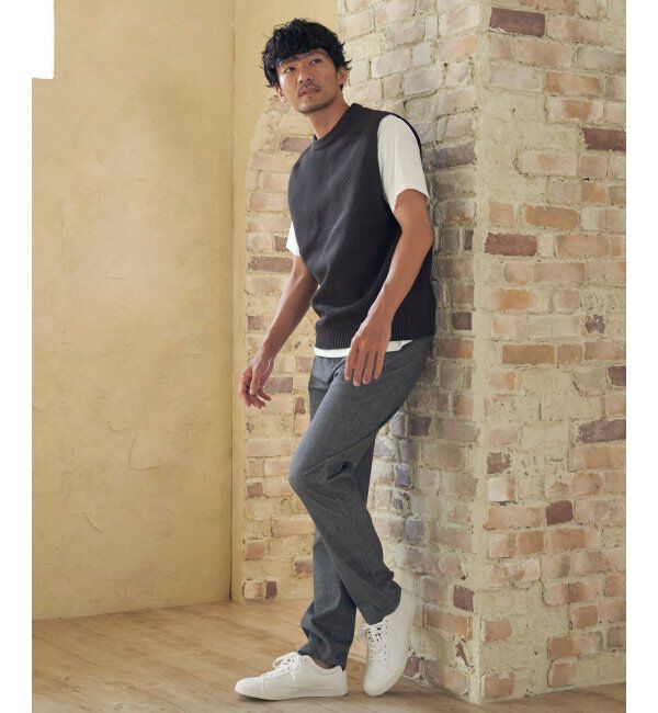 ikka「GOKU楽 EASY STRETCH イージーストレッチ チェック5Pパンツ」|その他|