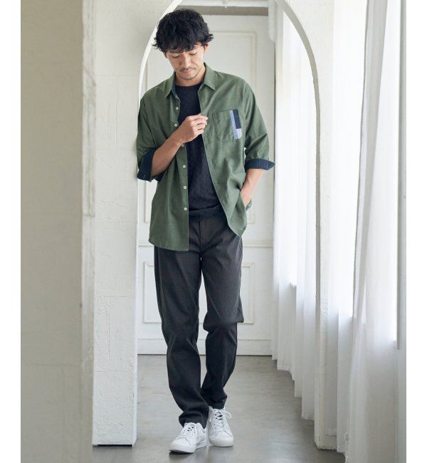 ikka「GOKU楽 EASY STRETCH イージーストレッチ チェック5Pパンツ」|その他|