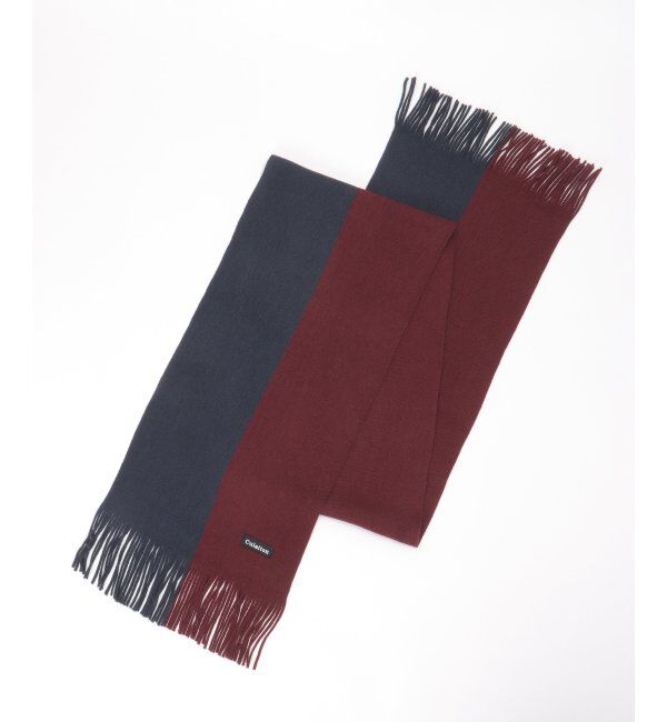 ikka「ラッセルバイカラーマフラー」|マフラー|