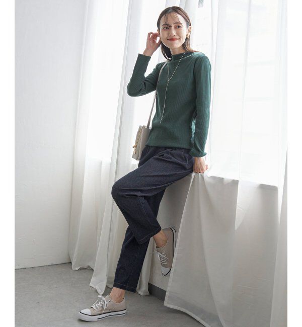 ikka「前後2WAY三角テレコプルオーバー」|Tシャツ・カットソー|