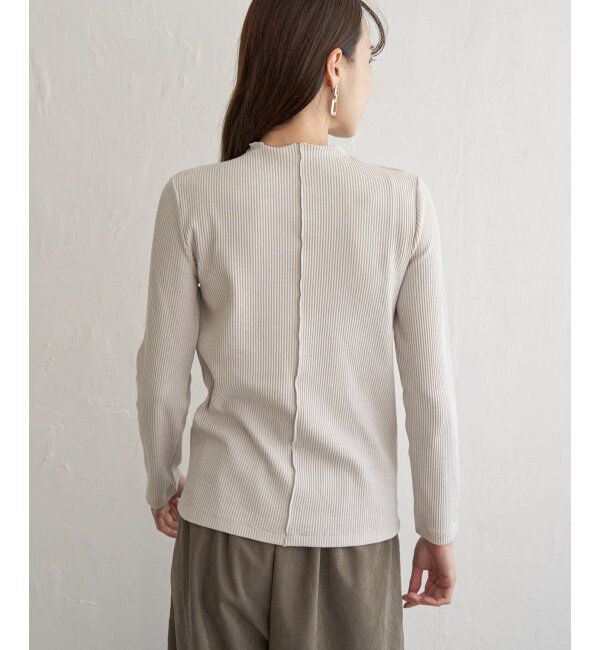 ikka「前後2WAY三角テレコプルオーバー」|Tシャツ・カットソー|