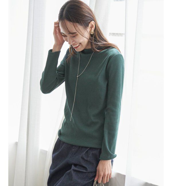 ikka「前後2WAY三角テレコプルオーバー」|Tシャツ・カットソー|