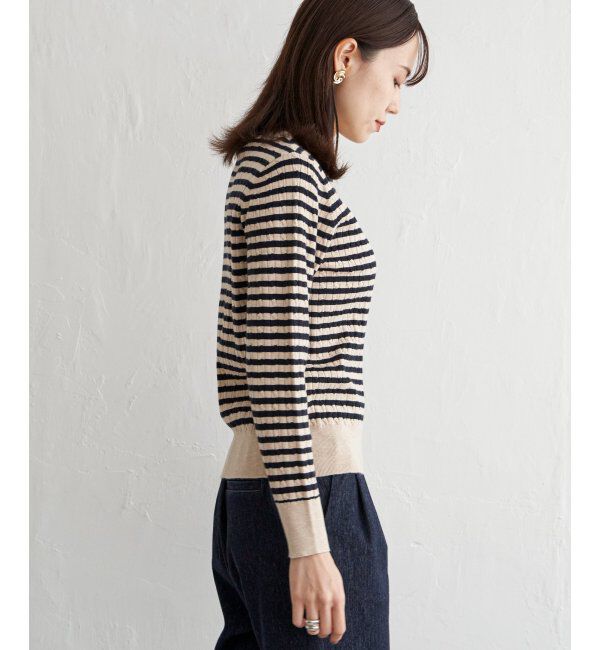 IKKA LOUNGE「ミニケーブルニットプルオーバー」|プルオーバー|