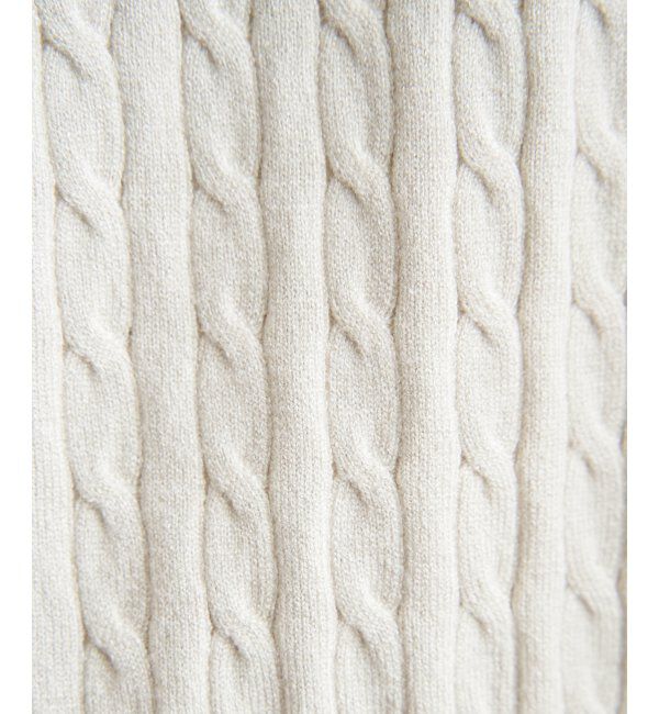 IKKA LOUNGE「ミニケーブルニットプルオーバー」|プルオーバー|