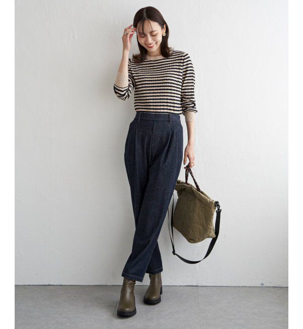 IKKA LOUNGE「ミニケーブルニットプルオーバー」|プルオーバー|