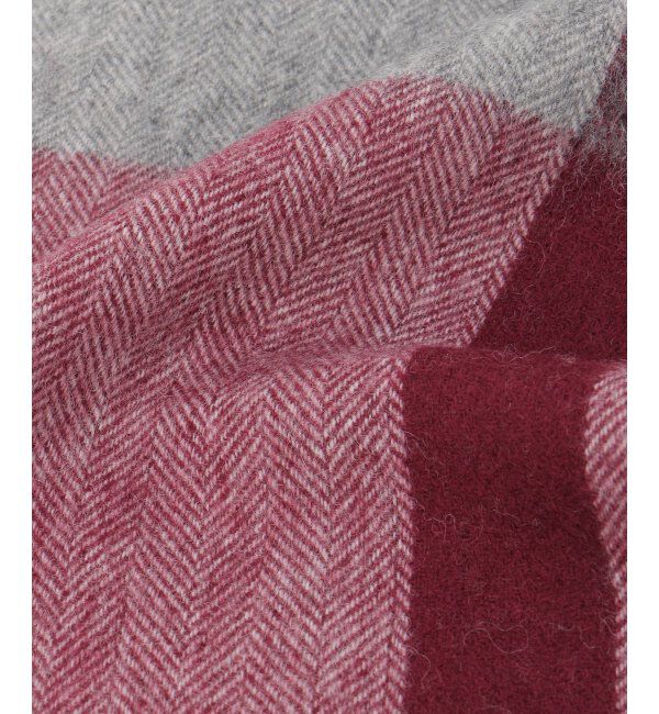 ikka「ウールパネルヘリンボーンマフラー」|マフラー|