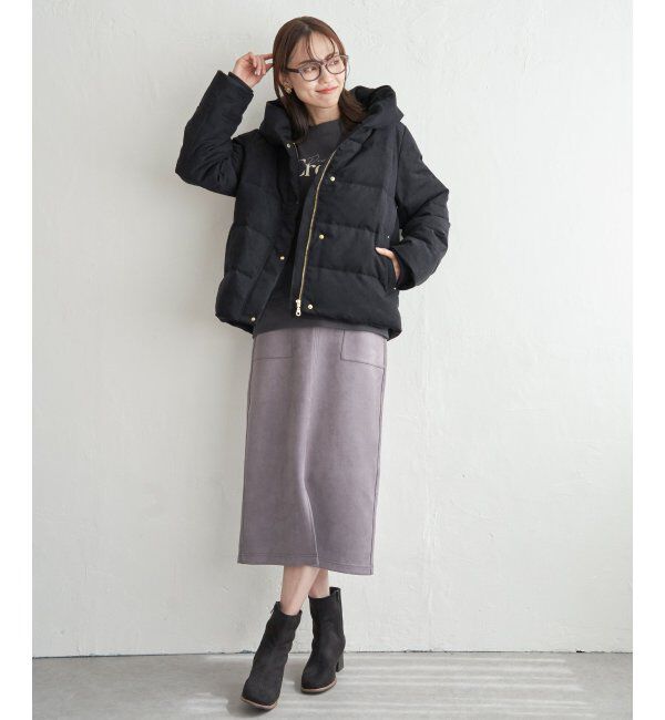 ikka「細コール洗えるダウンジャケット」|その他|