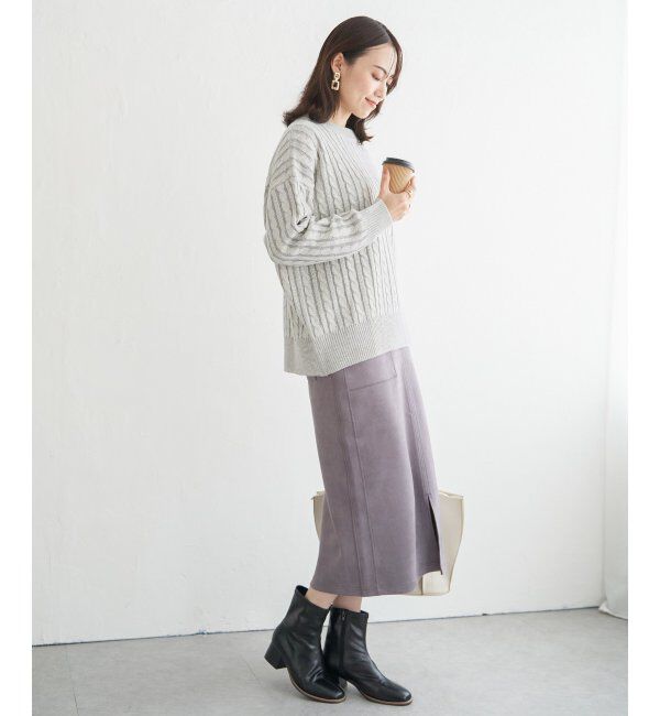 ikka「ケーブルニットプルオーバー」|プルオーバー|