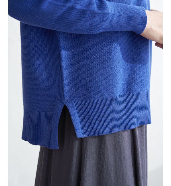 ikka「【洗濯機で洗える】GOKU楽ニットプルオーバー」|プルオーバー|