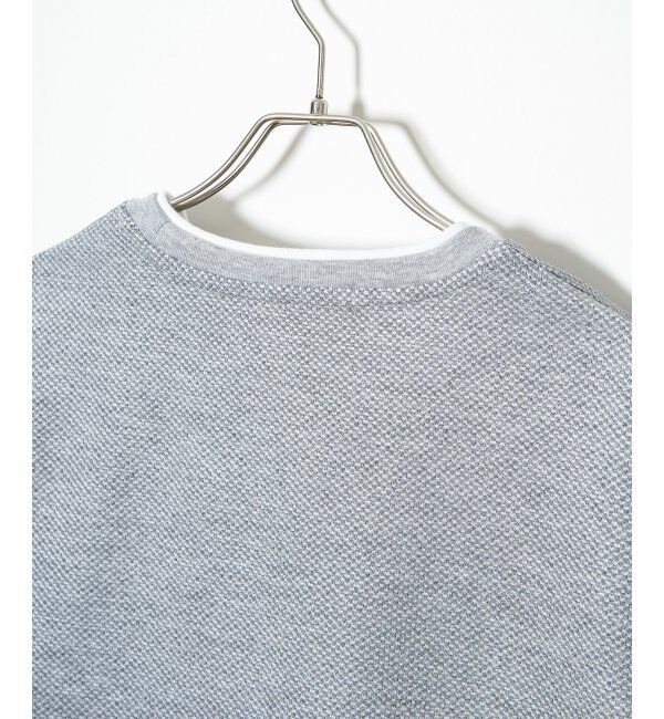 ikka「【雑誌MonoMax4月号掲載】パイナップルレイヤードロンT」|Tシャツ・カットソー|