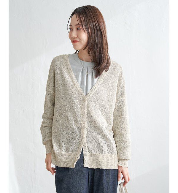 ikka「ブークレーVネックカーディガン」|その他|
