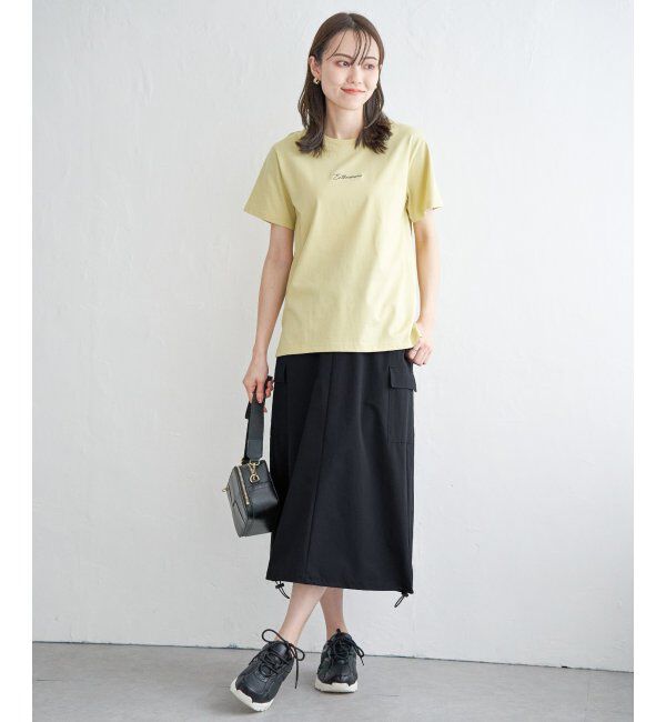 ikka「【雑誌InRed5月号掲載】リップストップカーゴスカート」|スカート|