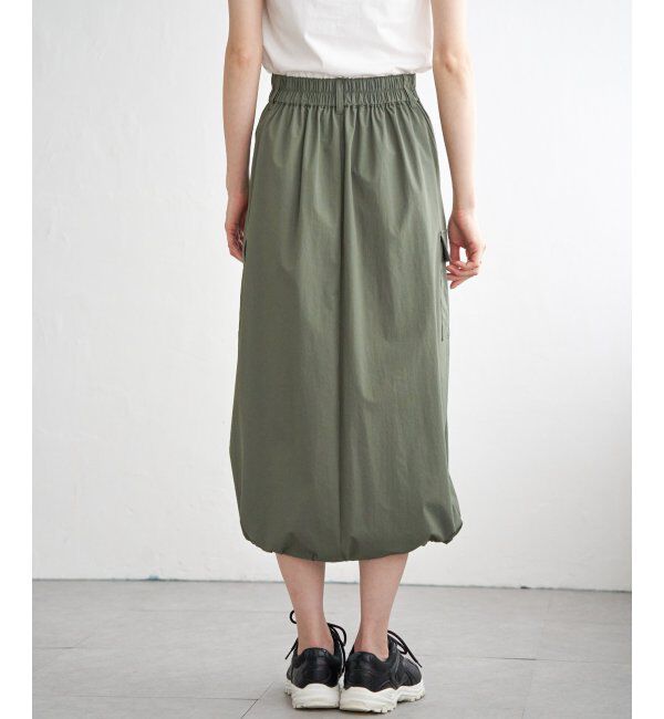 ikka「【雑誌InRed5月号掲載】リップストップカーゴスカート」|スカート|