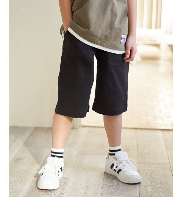 ikka kids「6.5分袖綿ストレッチイージーパンツ（120~160cm）」|その他|