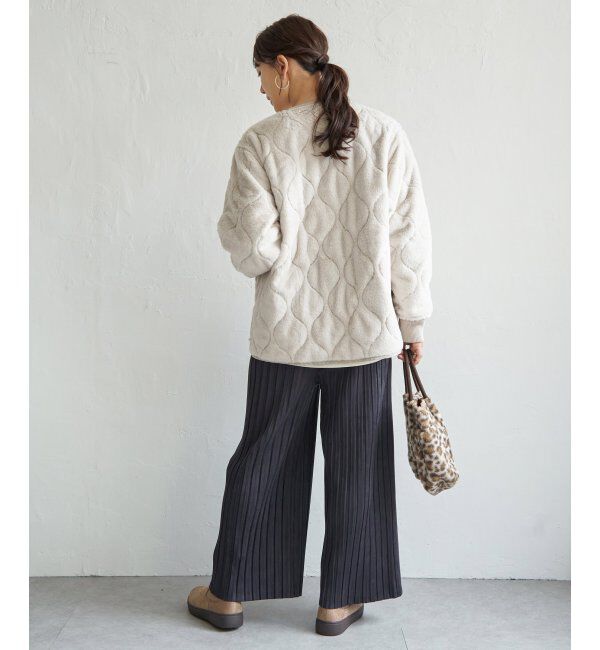 ikka「キルトファーリバーシブルブルゾン」|ブルゾン・スタジャン|