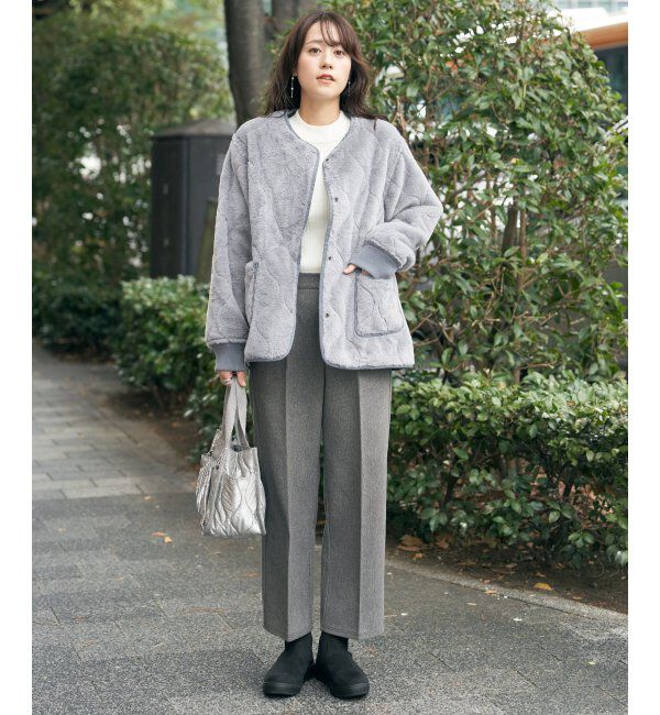 ikka「キルトファーリバーシブルブルゾン」|ブルゾン・スタジャン|