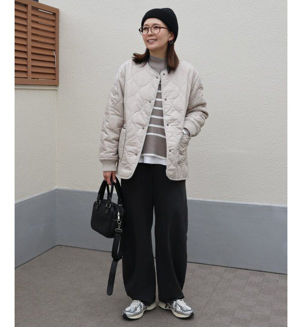 ikka「キルトファーリバーシブルブルゾン」|ブルゾン・スタジャン|