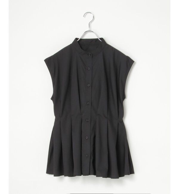 VENCE share style「ウエストタックスタンドブラウス」|シャツ・ブラウス|