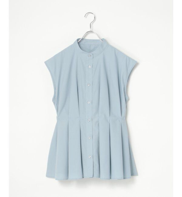 VENCE share style「ウエストタックスタンドブラウス」|シャツ・ブラウス|