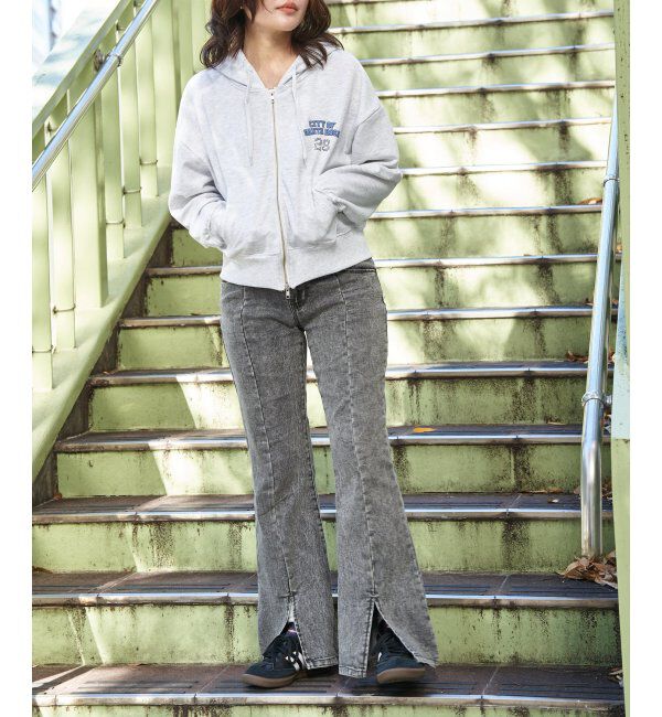 VENCE share style「ダブルジップパーカー」|スウェット・ジャージ|