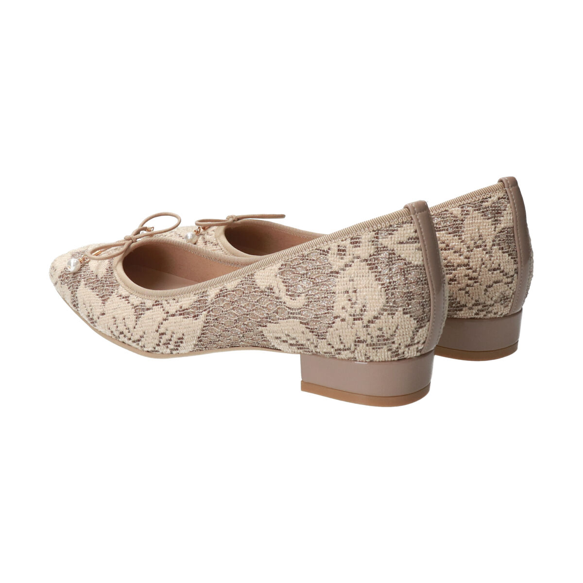 Bridget Birkin「【Bridget Birkin】キラキラレースパンプス」|パンプス|