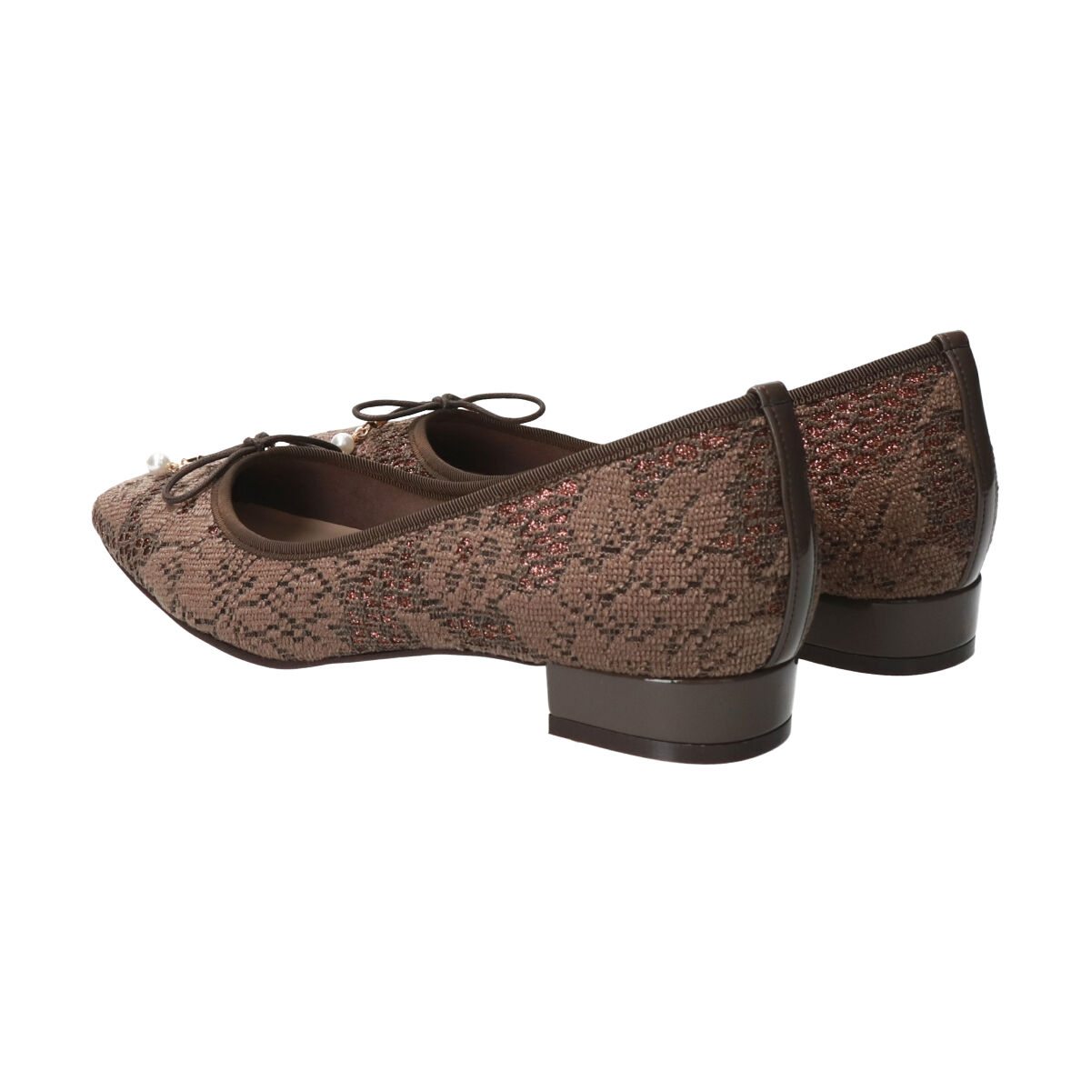 Bridget Birkin「【Bridget Birkin】キラキラレースパンプス」|パンプス|