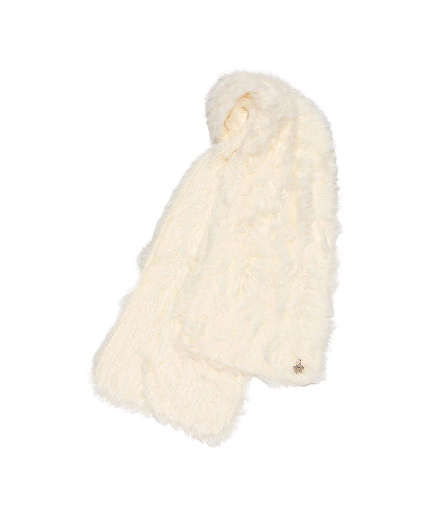 MARY QUANT「シャギー マフラー」|マフラー|ホワイト