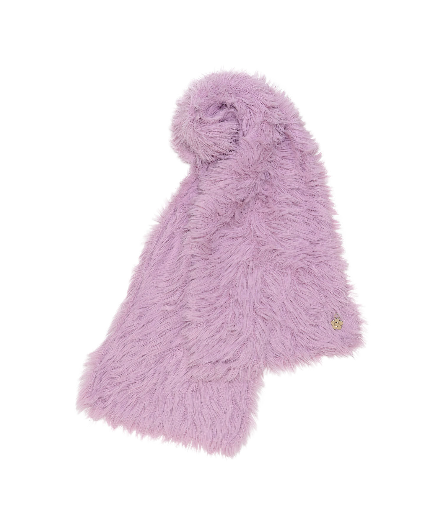 MARY QUANT「シャギー マフラー」|マフラー|パープル