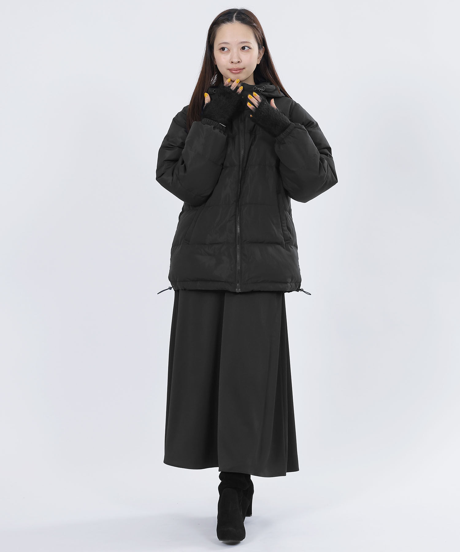 MARY QUANT「シャギー ハンドウォーマー」|手袋|