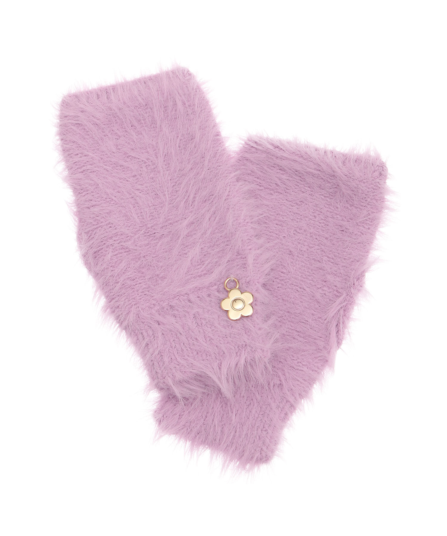 MARY QUANT「シャギー ハンドウォーマー」|手袋|パープル