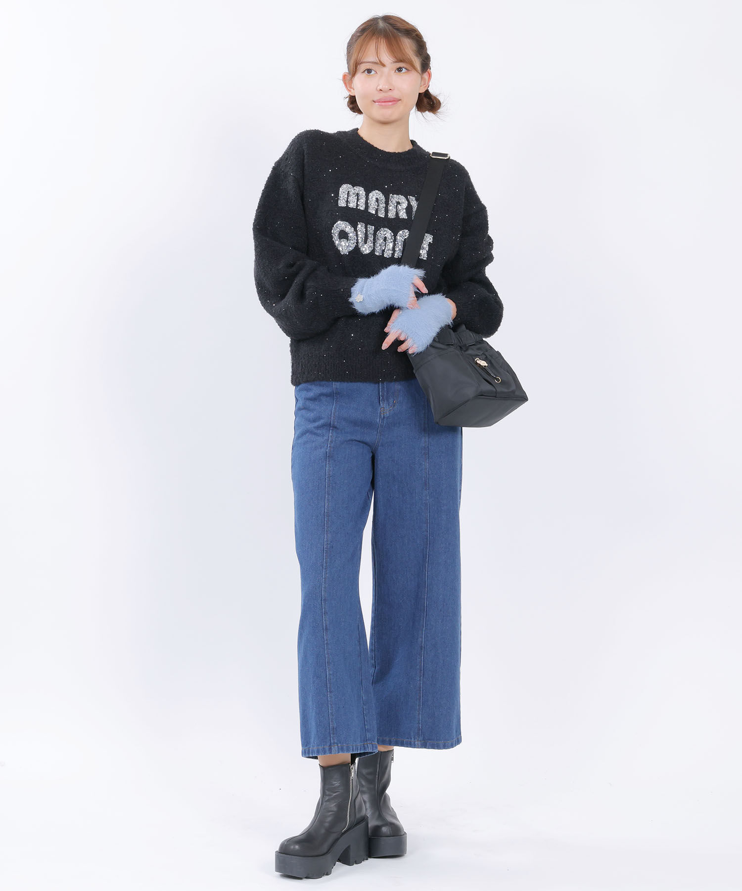 MARY QUANT「シャギー ハンドウォーマー」|手袋|