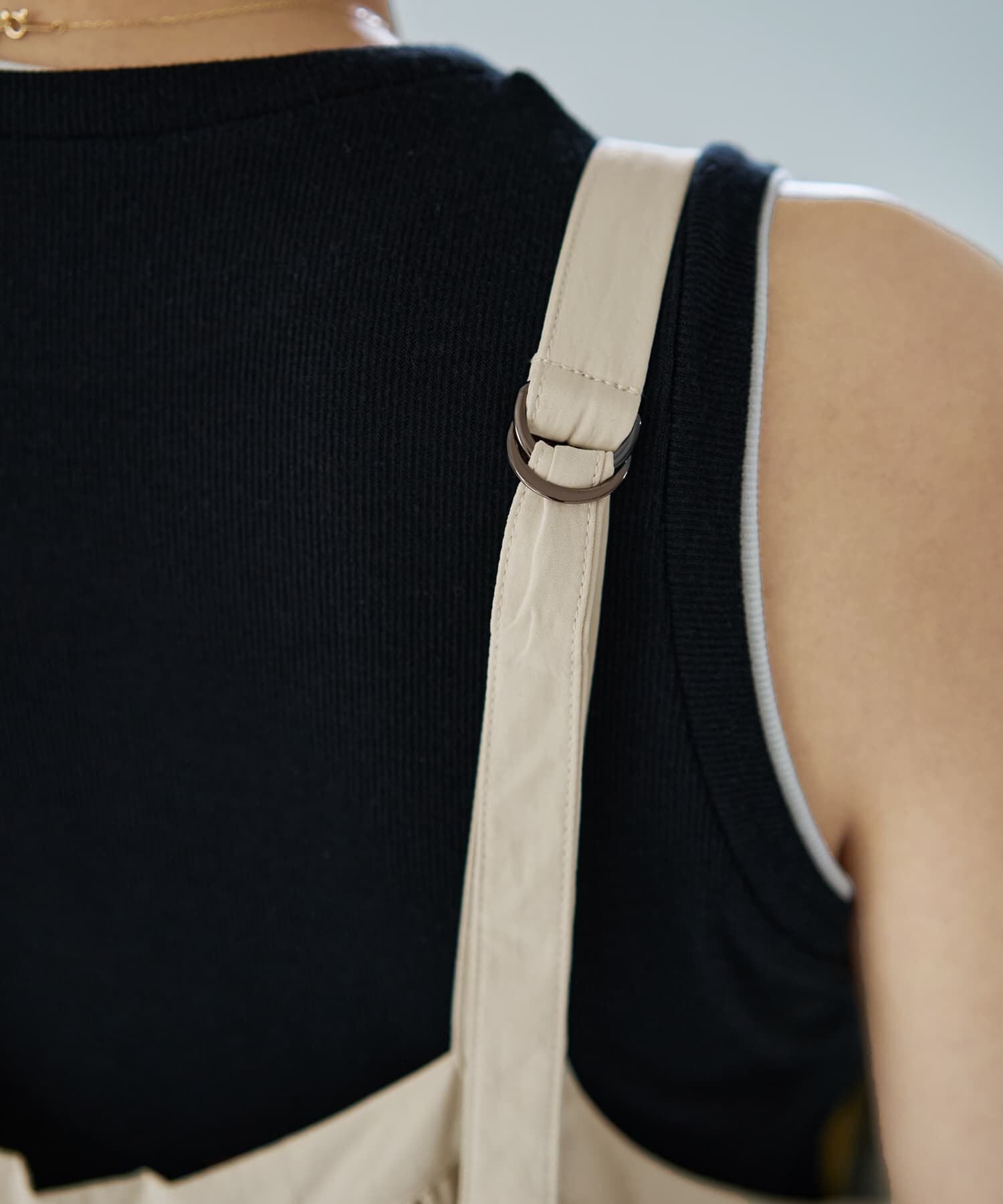 STYLE DELI「前タックAラインジャンパースカート」|ジャンパースカート|