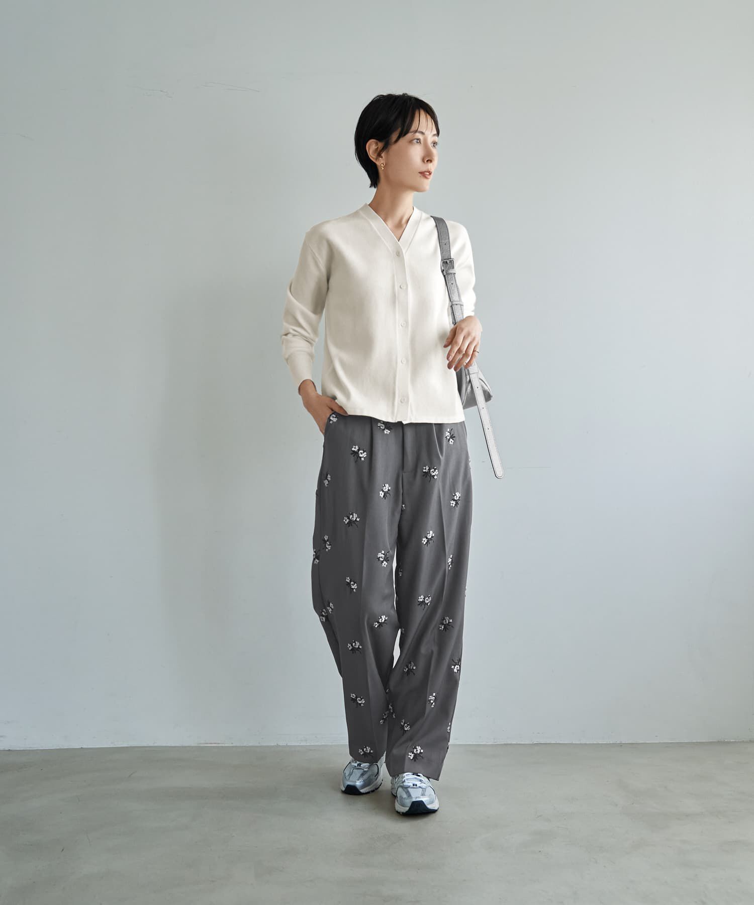 STYLE DELI「しっとりもっちりVネックカーディガンB」|ニット・セーター|