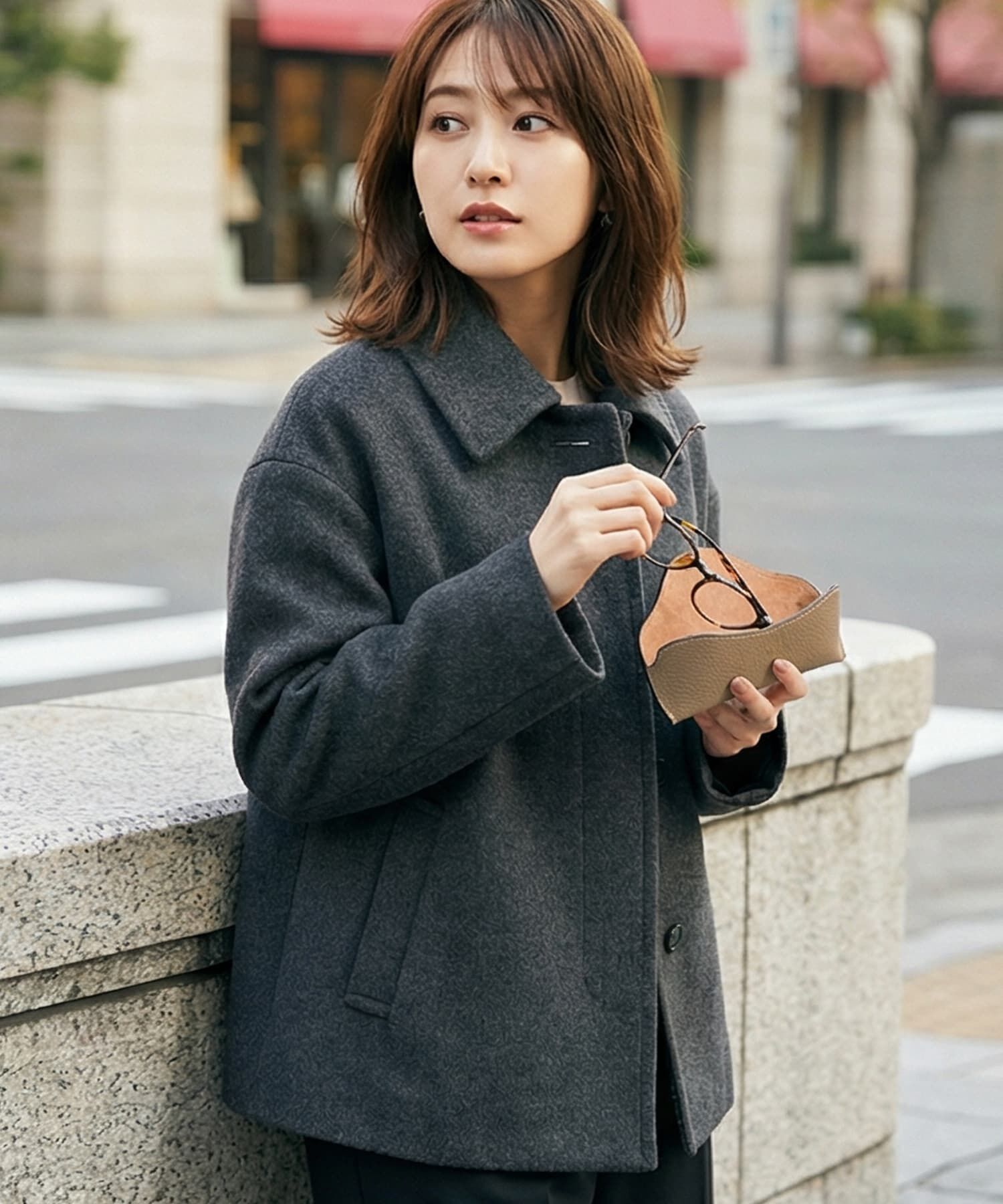 STYLE DELI「【DELI by】エンベロープフラップレザーサングラスケース」|サングラス|