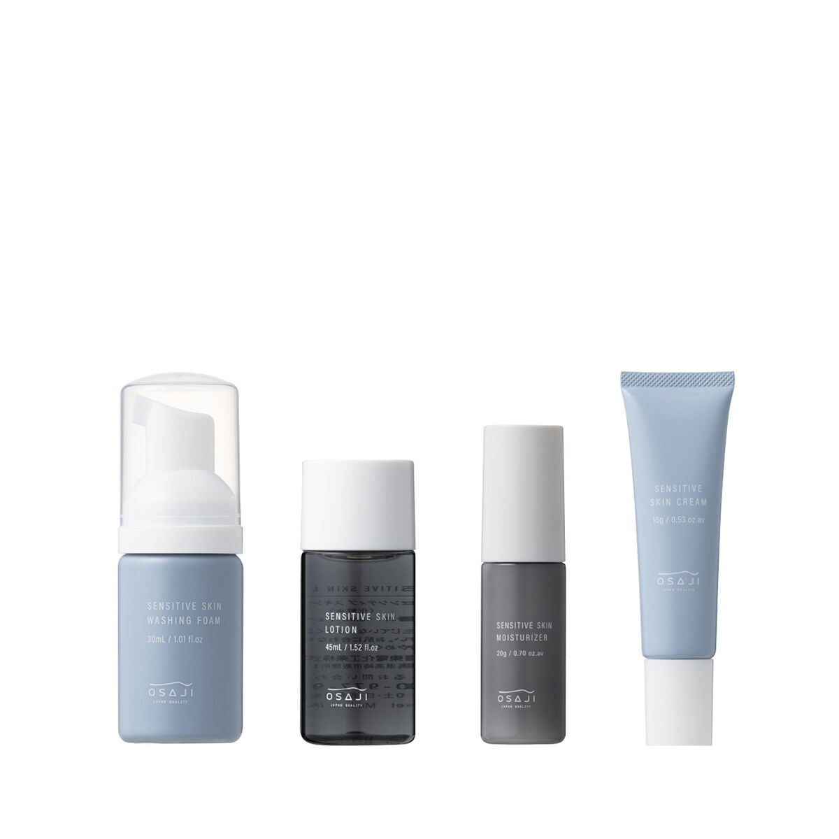 OSAJI「センシティブ　スキン　トライアルセット」|洗顔料|ー
