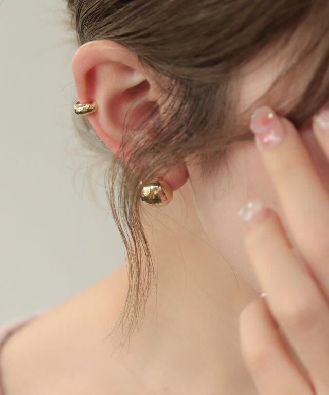  「Bubbloop 甲丸イヤリング　ノンホールピアス」|イヤリング|