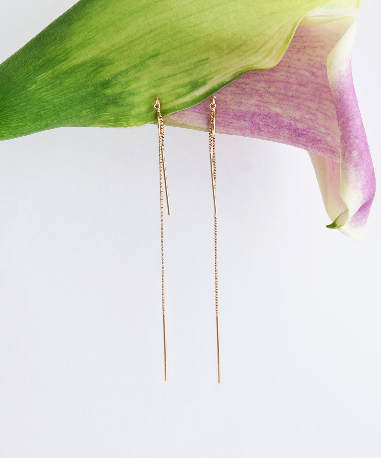 JUPITER「【K10】ベーシックチェーンイヤリング/ベネチアンチェーン」|イヤリング|