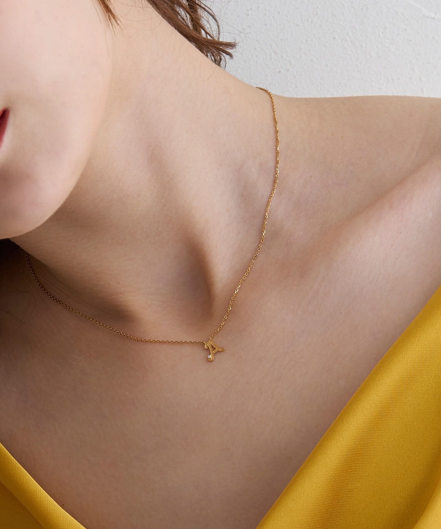 JUPITER「【SV】イニシャルダイヤモンドネックレス」|ネックレス|