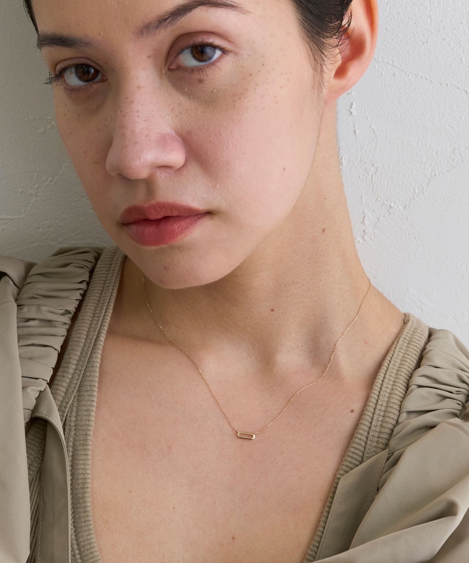 JUPITER「【K10】ゼロモチーフネックレス<動画あり>全長約40cm(調節した時の長さ37㎝)」|ネックレス|