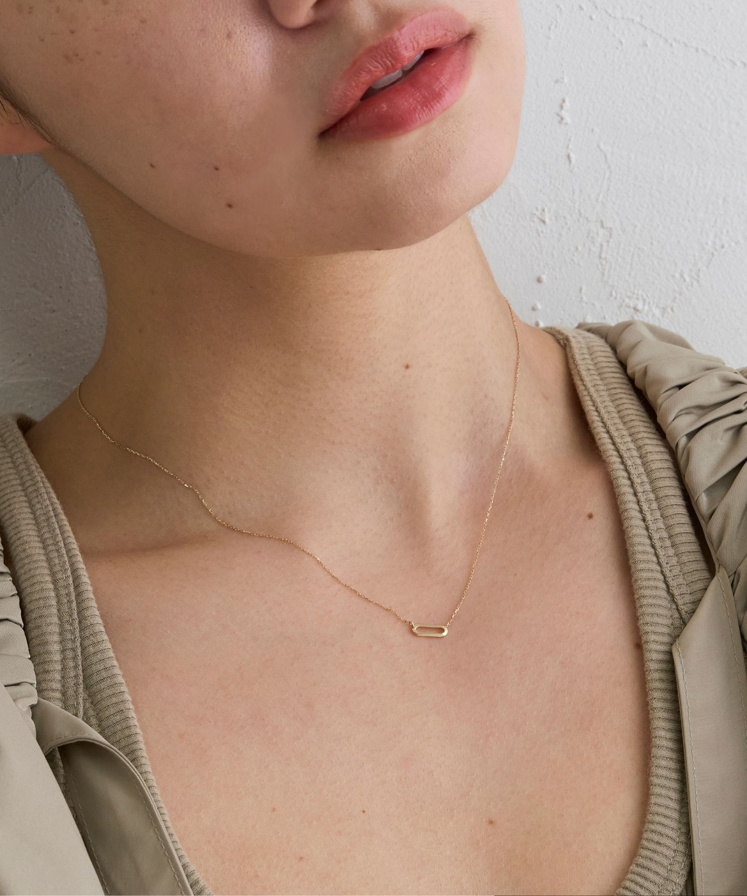 JUPITER「【K10】ゼロモチーフネックレス<動画あり>全長約40cm(調節した時の長さ37㎝)」|ネックレス|