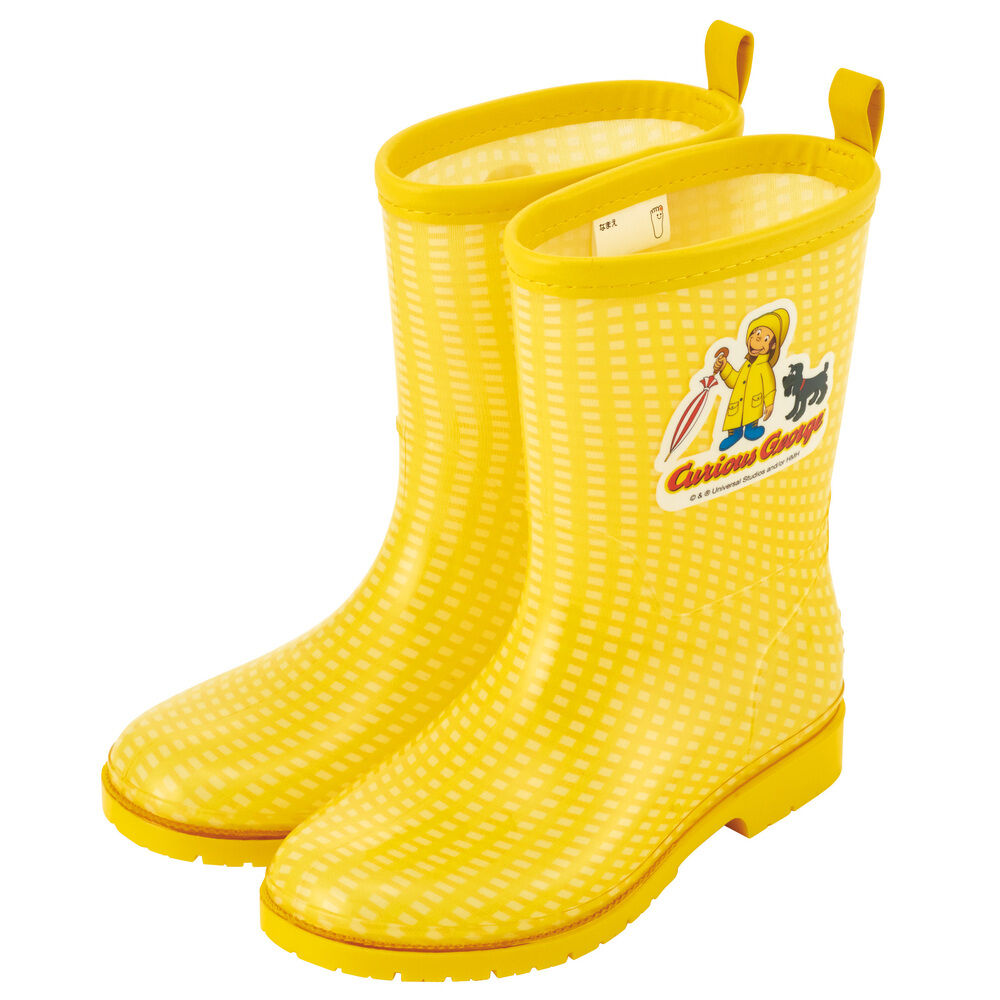 BACKYARD FAMILY「レインブーツ キッズ 通販 スケーター 18cm 20cm 長靴 女の子 男の子 子供 通園 通学」|シューズ|イエロー1