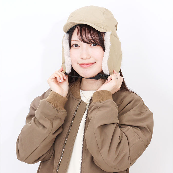 KiU「kiu 帽子 キウ K382 通販 2WAY フライトキャップ パイロットキャップ トラッパー」|キャップ・キャスケット|