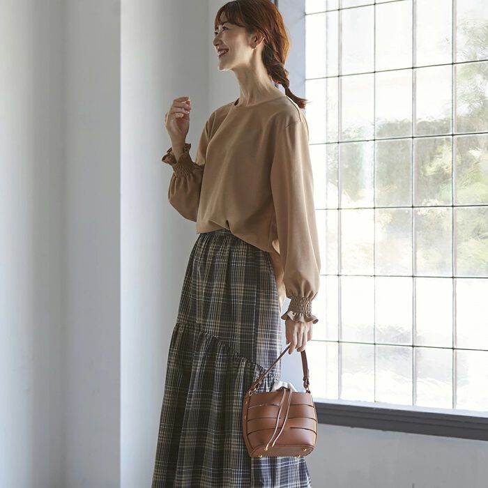 BACKYARD FAMILY「ブラウス 長袖 レディース きれいめ 通販 カットソー プルオーバー トップス」|シャツ・ブラウス|