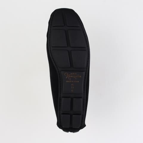 銀座かねまつ「AL245351VELSTEBLK 【本革】インナーファードライビングシューズ」|ローファー|