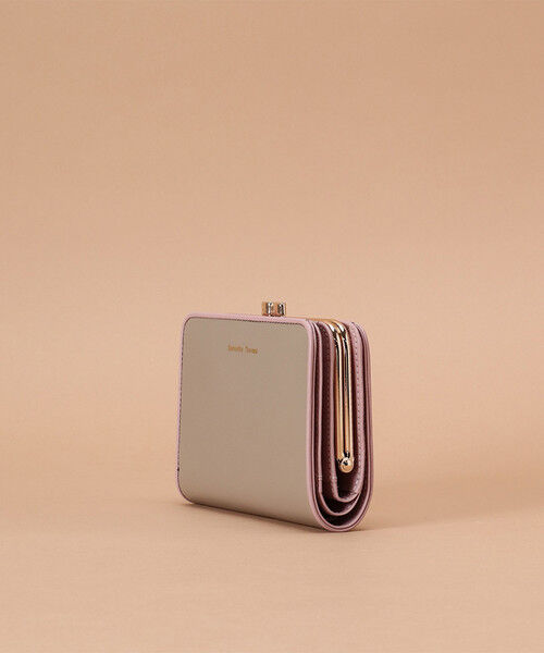 Samantha Thavasa「シンプルバイカラー口金折財布」|財布|