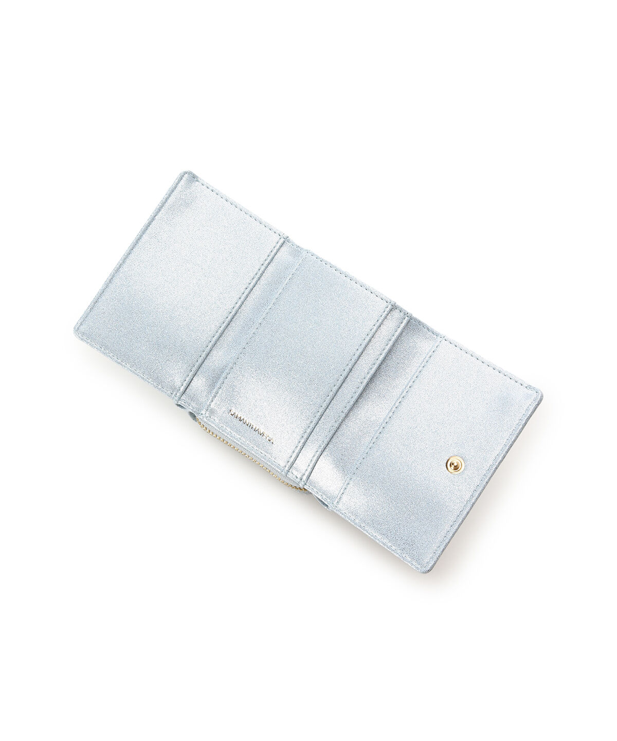 Samantha Vega「アクセントリボンラメ折財布」|財布|